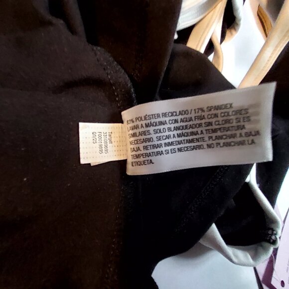 Wild Fable Black & White Butter Bliss A-Line Dress XS Adjustable Straps - Picture 7 of 10